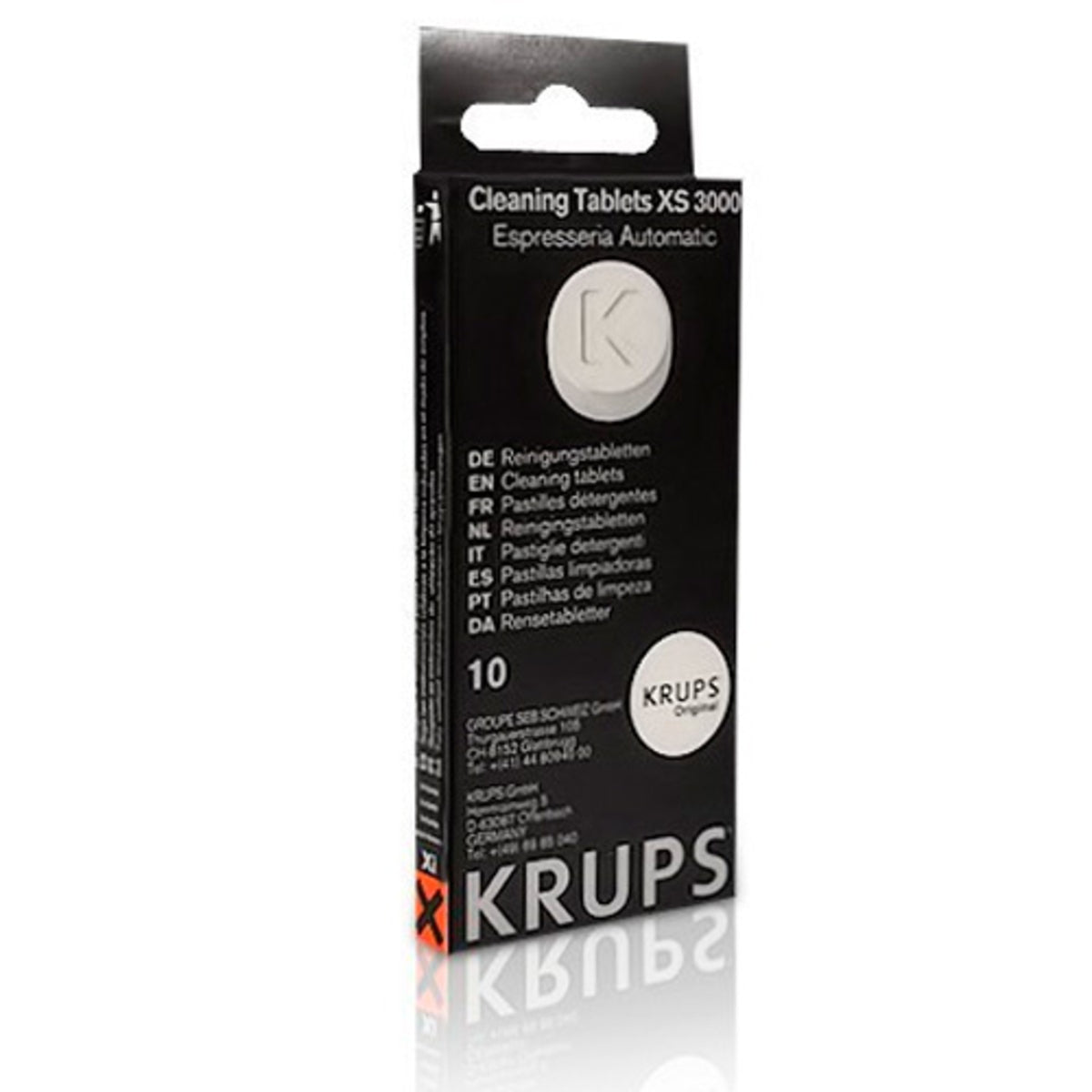 Krups Coffee Maker, Espresso Machine, Cleaning Tablet Pack P/N: XS3000,  KAXS300010