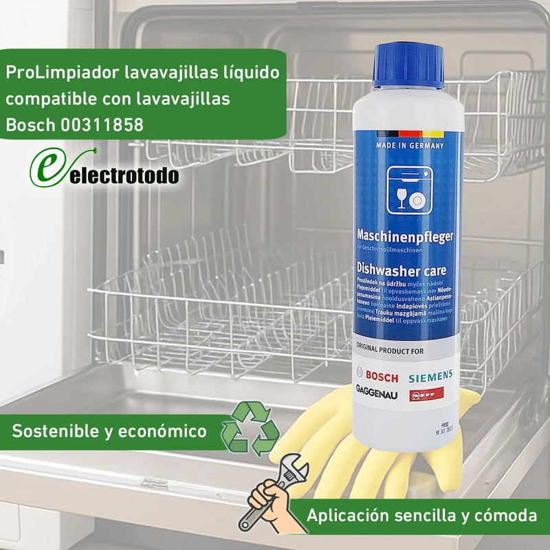 Liquid maintenance product for Bosch dishwashers 00311858