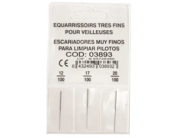 Set of reamers for injectors 0.12 - 0.17 - 0.20mm | 03893