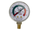 Oxygen Pressure Gauge 0-315 Bar/Psi 1/8