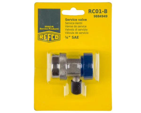 REFCO LOW PRESSURE QUICK CHARGE VALVE R134a 1/4''