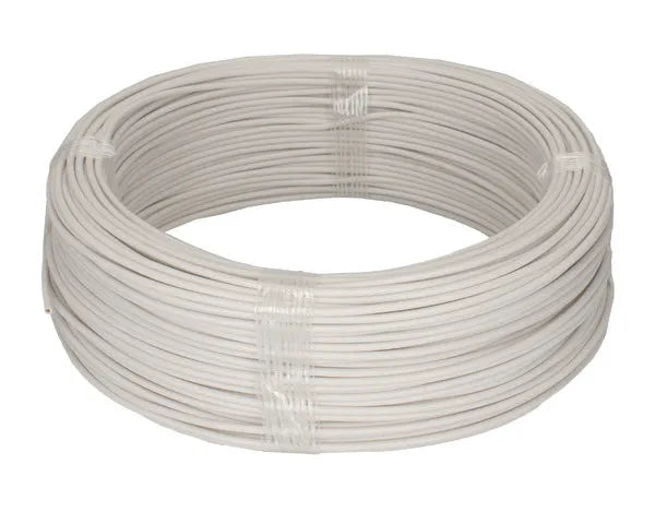 Silicone cable 1.5x1 white (per meter)