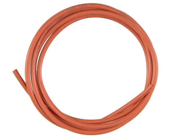 Red silicone cable ø4mm 1 meter
