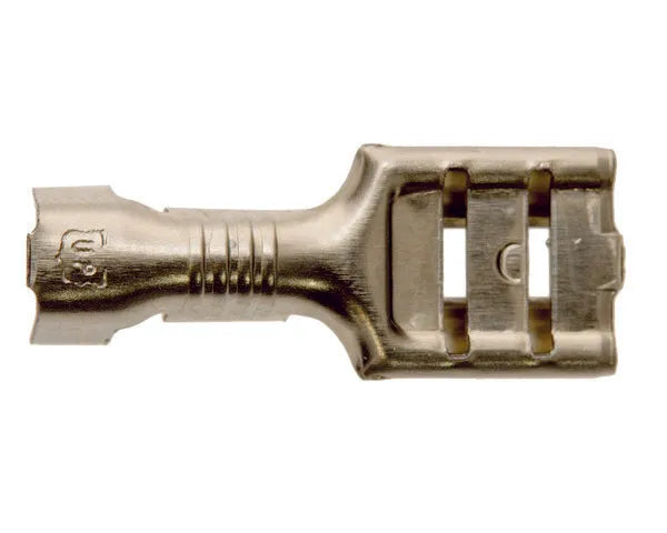 6.3mm Female Faston nickel-plated steel
