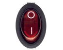 Red on/off switch 250V