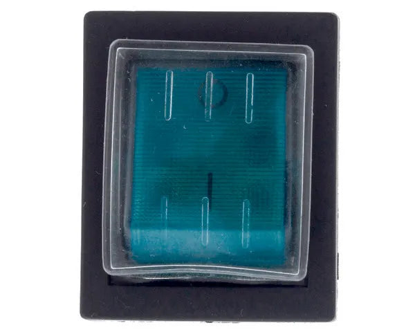 Bipolar oven switch green 29x35mm