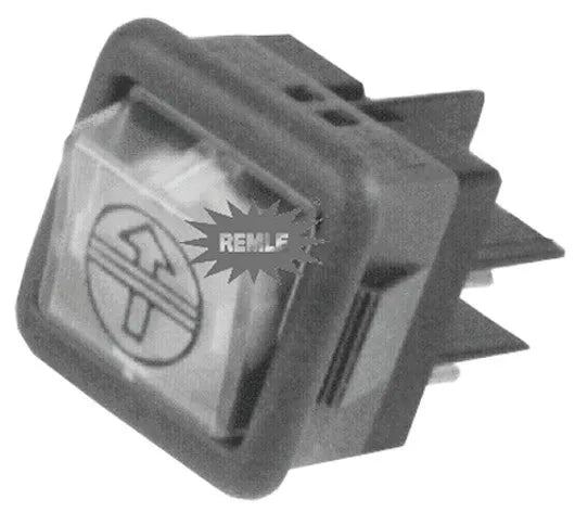 Orange double-pole dishwasher switch