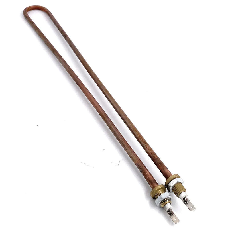 Resistencia termo 2000W roscada para Fagor Edesa y Fleck longitud 27,5 cm