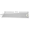 Filtro metálico campana extractora Balay, Lynx, Bosch 00435797