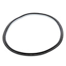 Junta de puerta de secadora Electrolux AEG Zanussi 1251085021, goma negra con labio de sellado