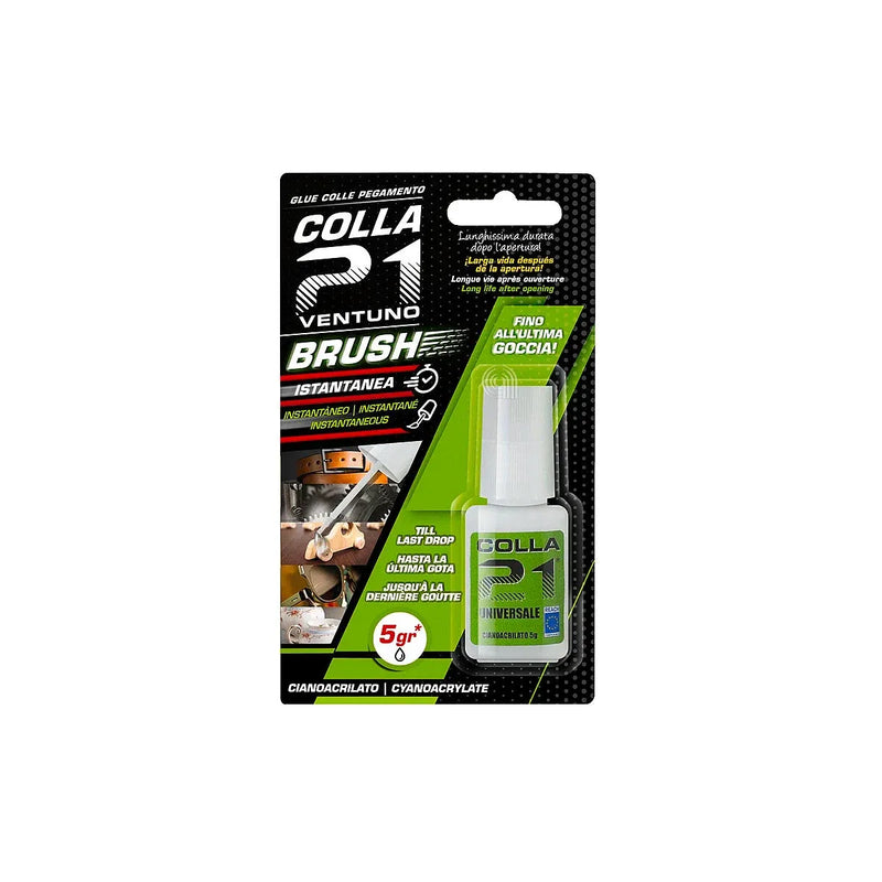 Cyanoacrylate glue with brush applicator 5 gr for repairs