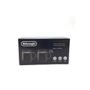 2 tazas vidrio doble pared 500ml para cafetera De Longhi AS00006566