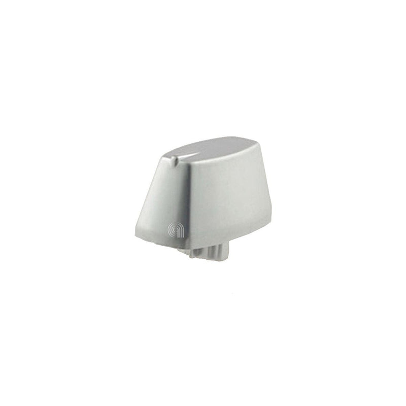 Chrome knob for Whirlpool Indesit Ariston vitroceramic cooktop
