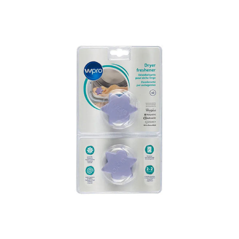 Set of 2 lily of the valley dryer fresheners compatible with Whirlpool Indesit C00380133