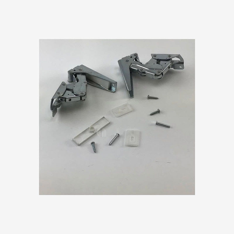 Original kit of 2 hinges for Whirlpool refrigerator and other brands