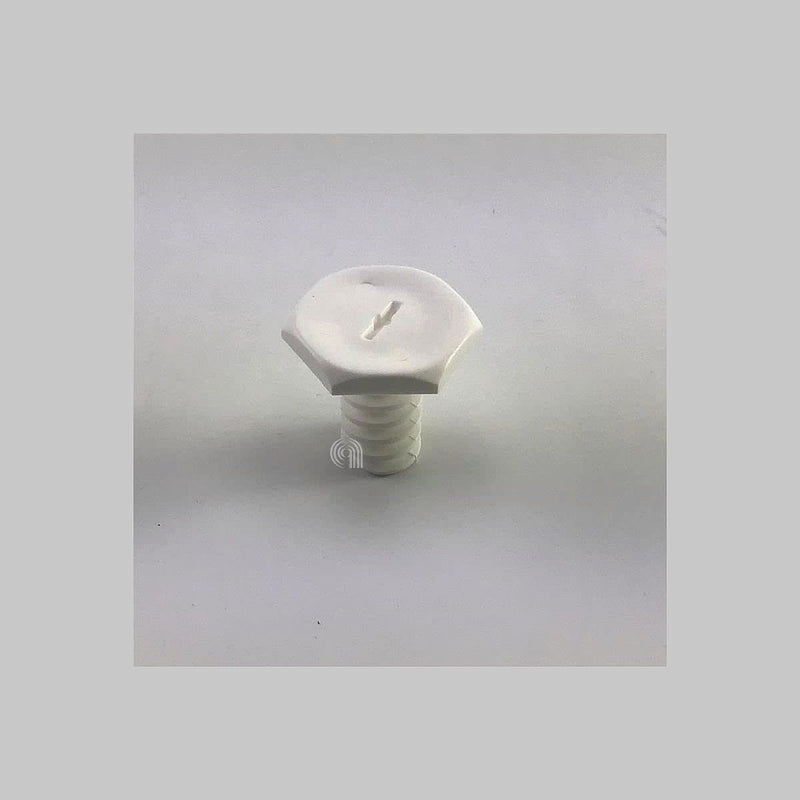 White adjustable leg d17.7x37.5 for Indesit and Whirlpool refrigerator