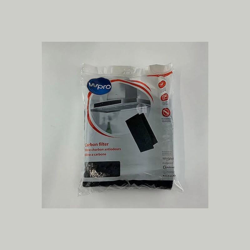 Original rectangular carbon filter for Whirlpool hood