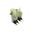CANDY, ELECTROLUX, SMEG, WHIRLPOOL, ARISTON, BOSCH, INDESIT, SIEMENS, ZANUSSI, BRANDT, ZEROWATT, UNIVERSALE - Válvula solenoide doble 90° 12mm para lavadora - 4055030714