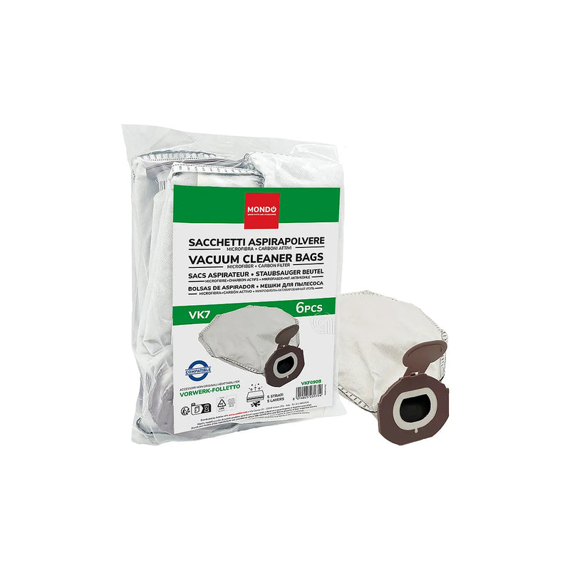 VORWERK-FOLLETTO - Microfiber Bags for Vacuum Cleaner - 01097