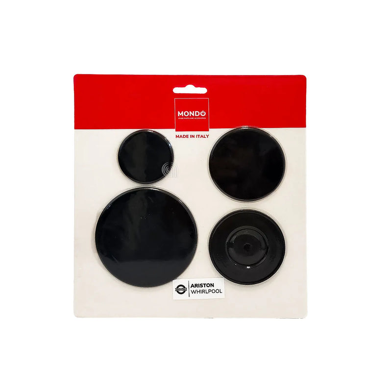 FRANKE, GORENJE, LOFRA, TECNOGAS, WHIRLPOOL, ARISTON, BOSCH, IKEA, INDESIT - Burner Caps Kit - AST-55605046