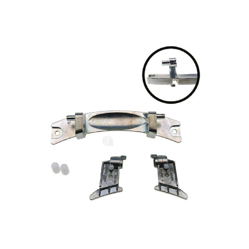 Oblong hinge kit for Candy washing machine code 91944063