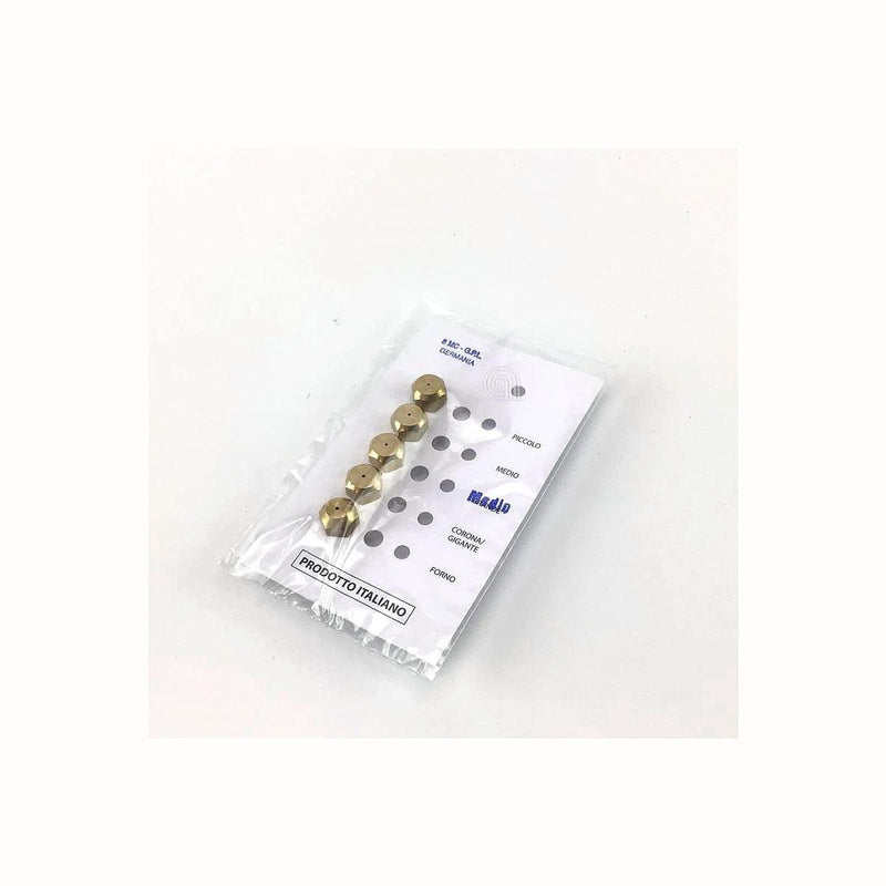 set inyectores gas lpg 8mc ricambi cucina hg31 para cocina