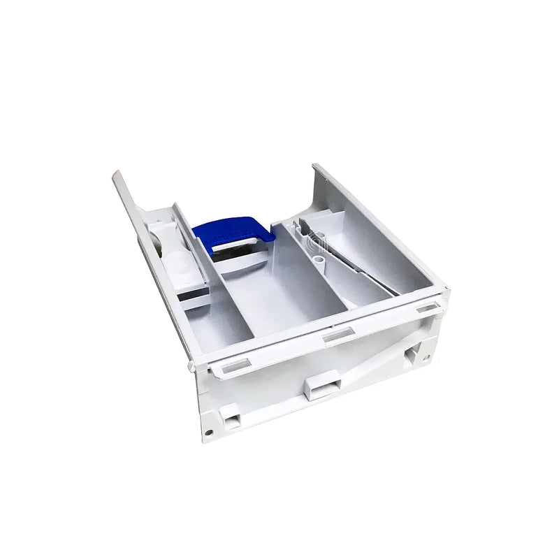 Detergent drawer divider wall for Electrolux washing machine
