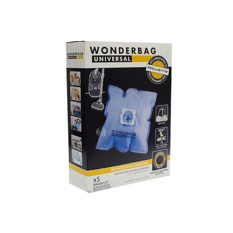 Set of 5 original bags for Rowenta vacuum WB406120