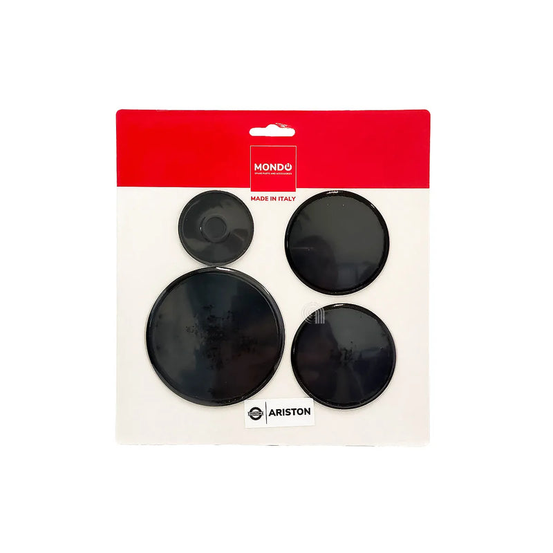 ARISTON, INDESIT, NARDI, STAR - Kitchen Hob Burner Caps Kit - AST-55605031