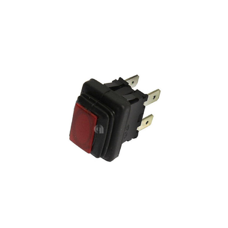 Red rectangular switch Polti for Vaporella M0005243