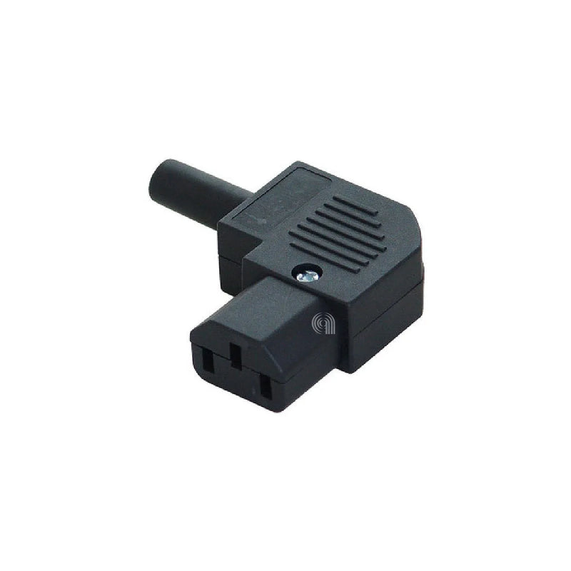GBC - Female Tripolar Plug 90° Small Appliance - 22030300