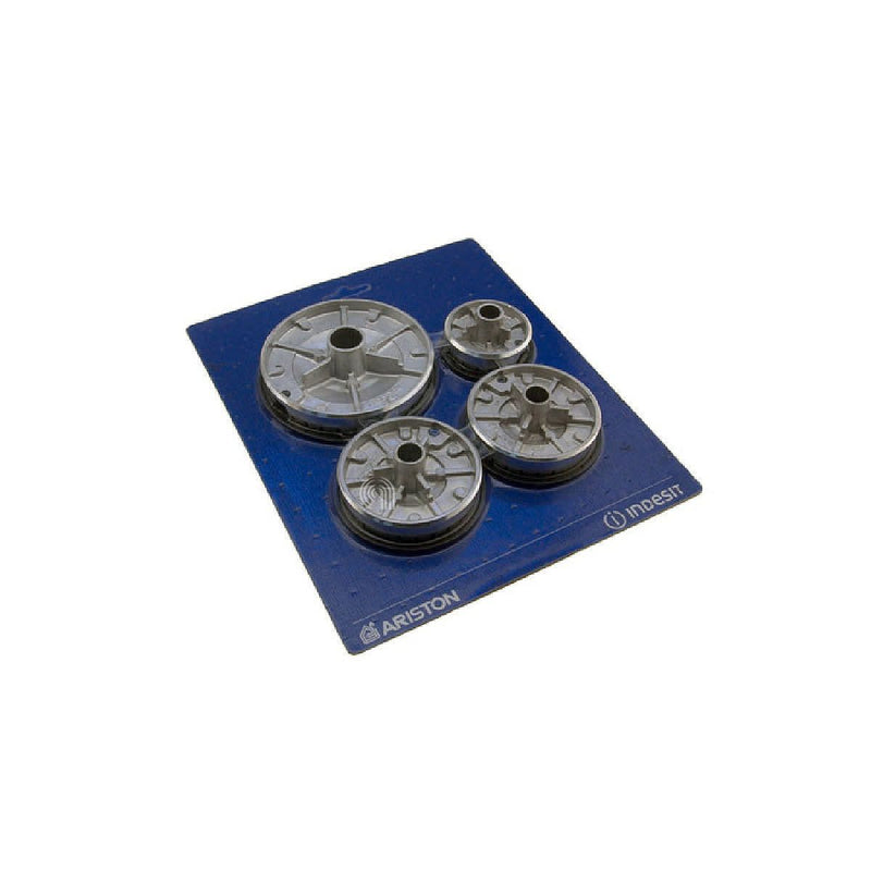 Burner and caps kit for Whirlpool Indesit stove