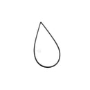 BOSCH, BALAY, SIEMENS - Anillo Fijación Goma Escotilla Lavadora - 11042475