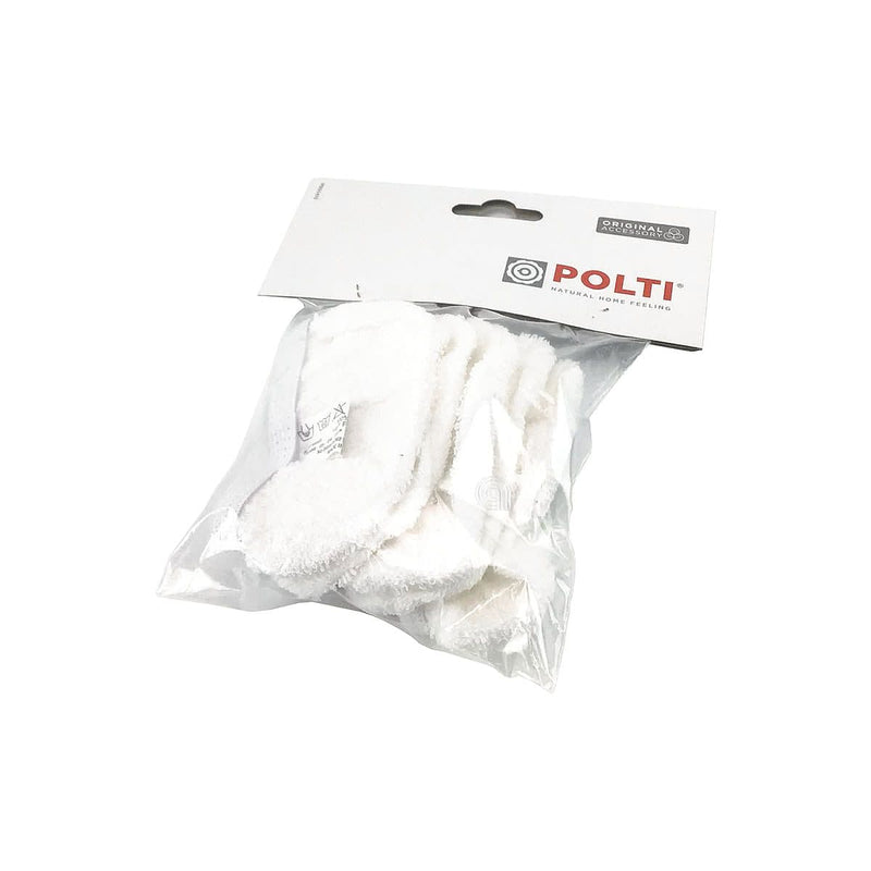 set 6 paños cepillo original para vaporeta polti paeu0282