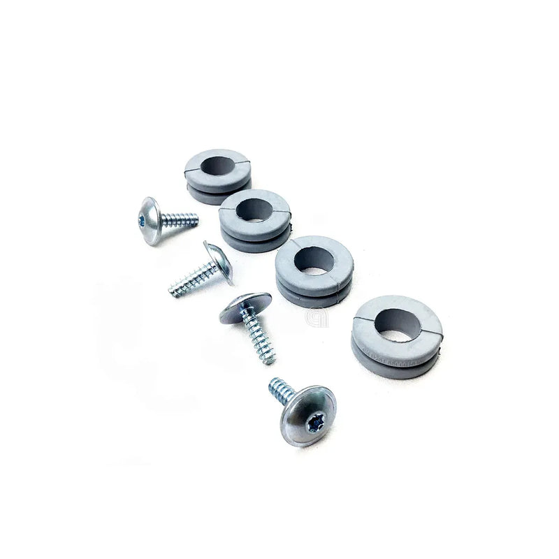Set of 4 wedges and screws for Bosch washing machine pump original 00425075