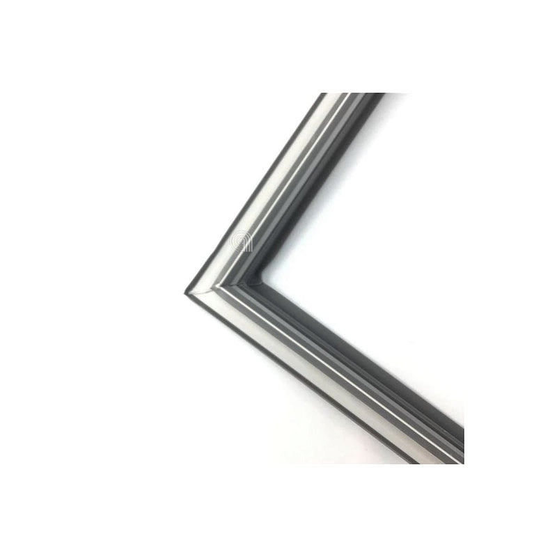 Gray magnetic gasket for Indesit and Whirlpool refrigerator