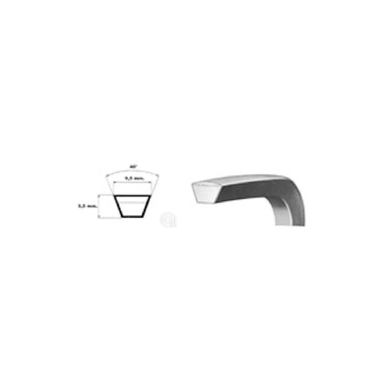 WHIRLPOOL, CANDY, ARISTON - Washer V-Belt - 3L500