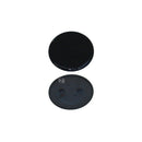 Auxiliary shiny black defendi cap for Bompani kitchen