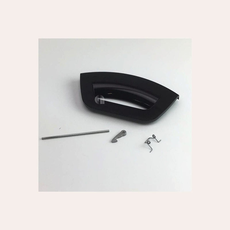 Set of black oblong handle for Whirlpool and Indesit washing machine