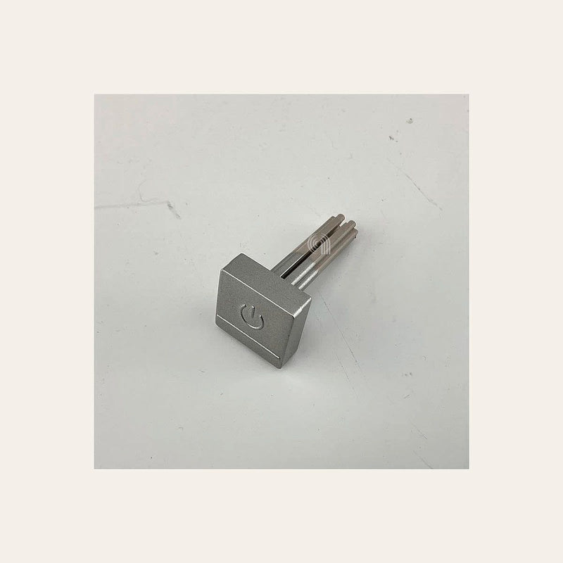 Pulsador on/off inox para lavavajillas Smeg ST08 código 766412048