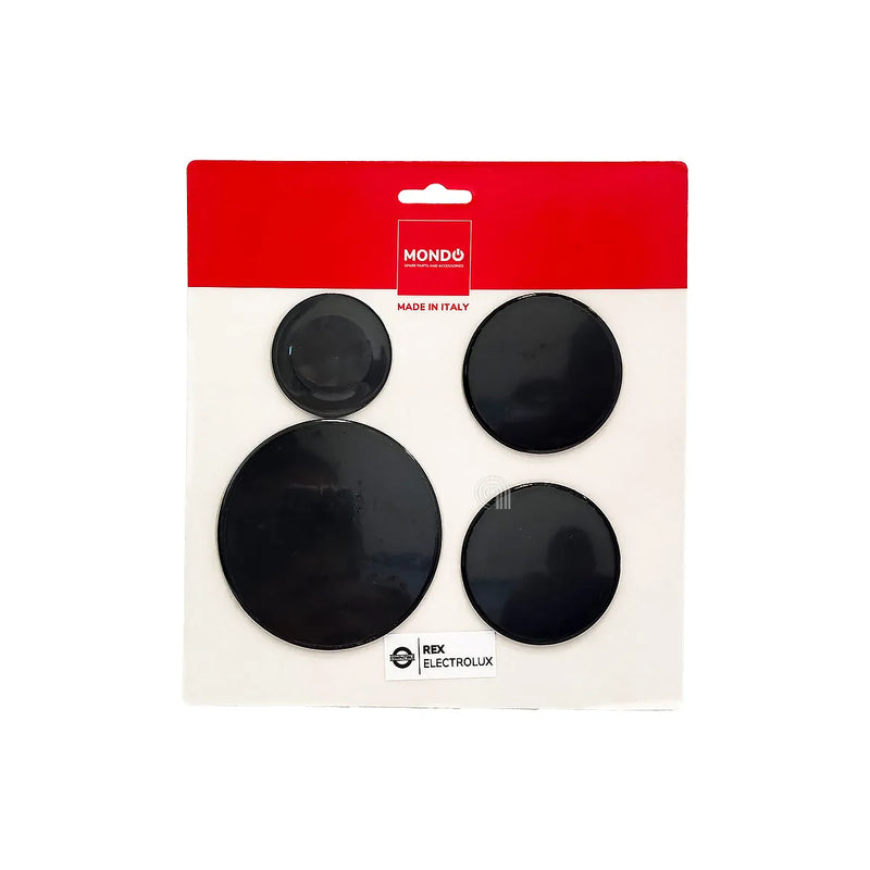ELECTROLUX, REX, ZANUSSI - Hob Burner Caps Kit - 50247380004