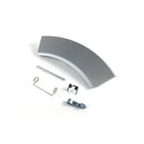 Original Electrolux washing machine door handle set 4055186482 silver