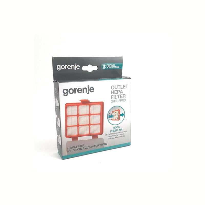 Original vacuum filter Gorenje code 680182 OHFGPRO