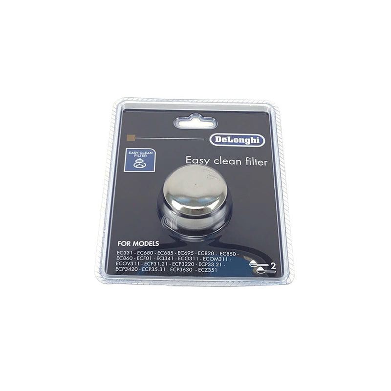 Filtro 2 tazas DLSC401 para cafetera De Longhi original