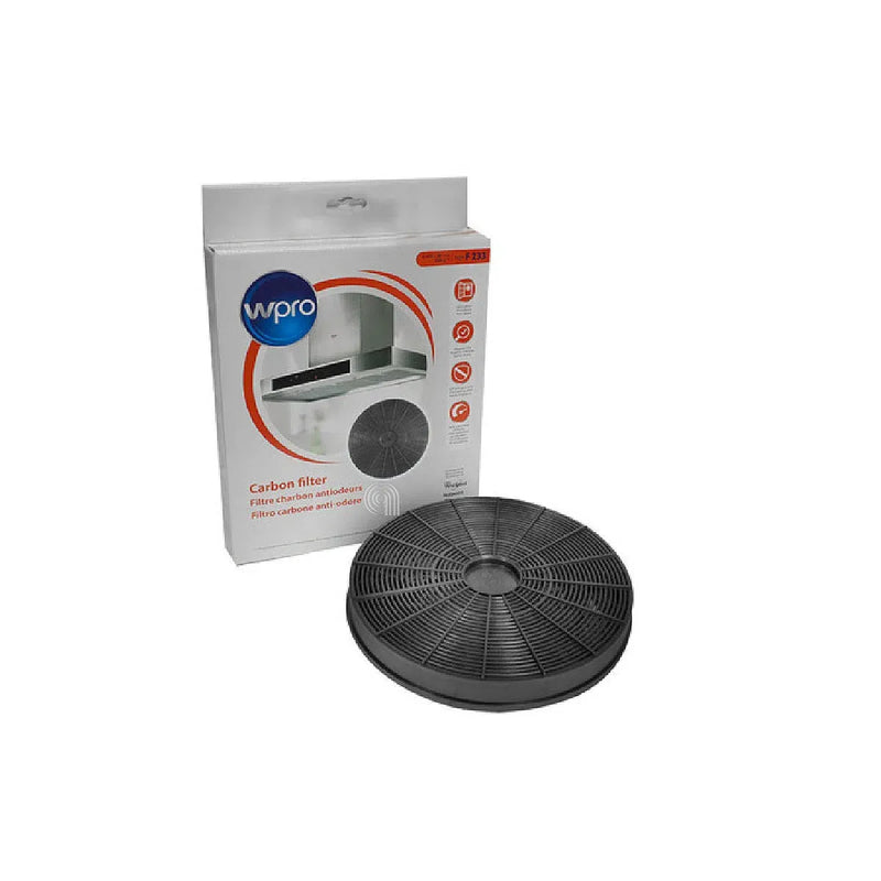 Circular activated carbon filter WPRO F233 for Whirlpool hood