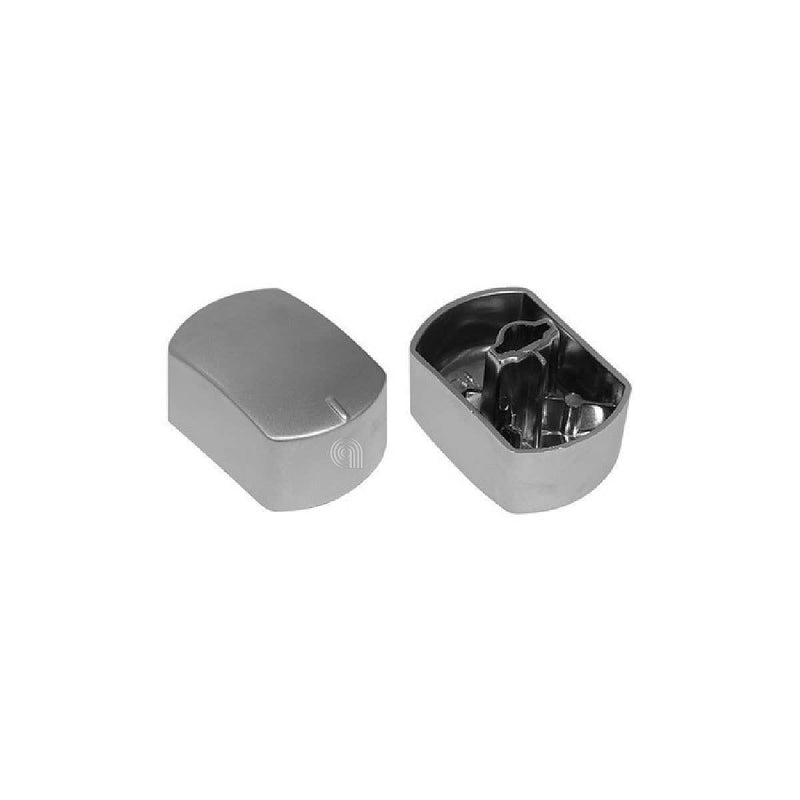 Chrome knob compatible with Whirlpool Indesit Ariston Hotpoint oven