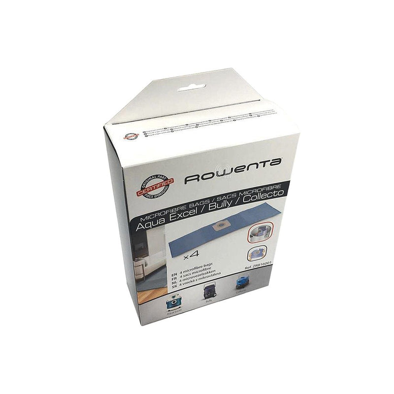 Set of 4 original vacuum bags Rowenta ZR816001 and Moulinex