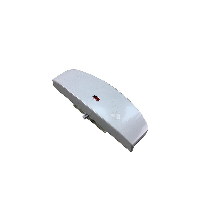 Original white refrigerator door handle Smeg codes 694931005 694931190