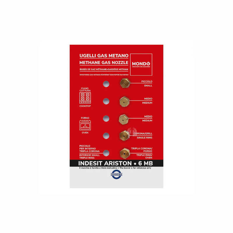 ARISTON, INDESIT, MONDO - Cooking plate injectors - AST-00537556