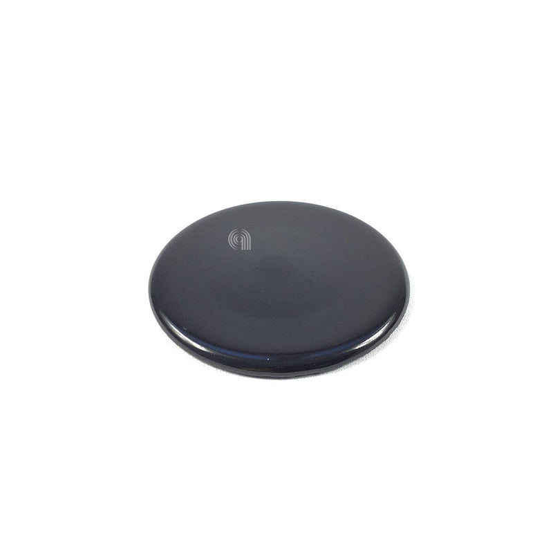 Black semi-rapid burner cap for Indesit and Whirlpool